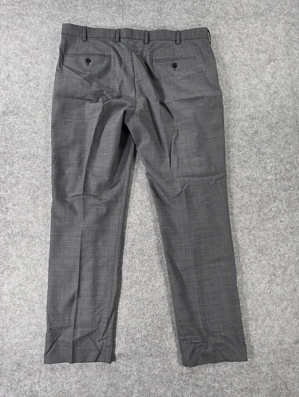 J. Crew Bowery Men’s Gray Dress Pants Wool Blend 38x32 Flat Front